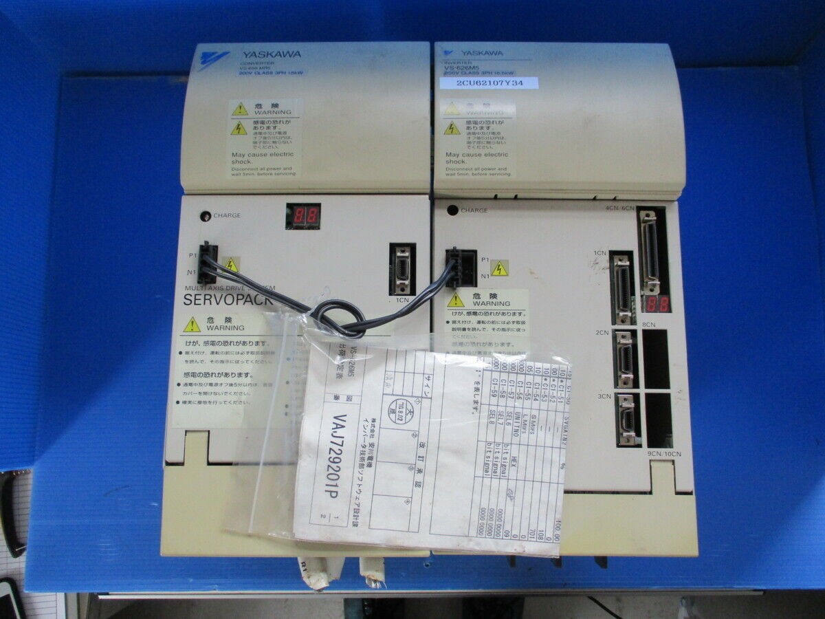 MINT CONDITION Yaskawa VS-626M5 22.9 kW 21.8 KVA 230V 3 Ph MINT CONDITION Yaskawa VS-626M5 22.9 kW 21.8 KVA 230V 3 Ph