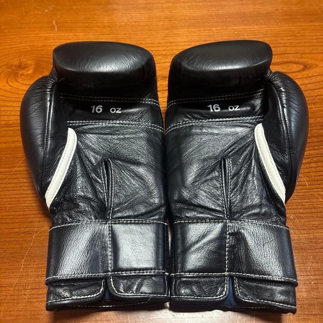 Winning グローブms-600B size 16oz black Winning Boxing Gloves 16 oz MS-600B Black Pro Tape type Japan