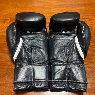 Winning Boxing Gloves 16 oz MS-600B Black Pro Tape type Japan