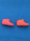 Vintage Skipper Francie Barbie Doll Hot Pink Ankle Boots MINTY ~ 1960's