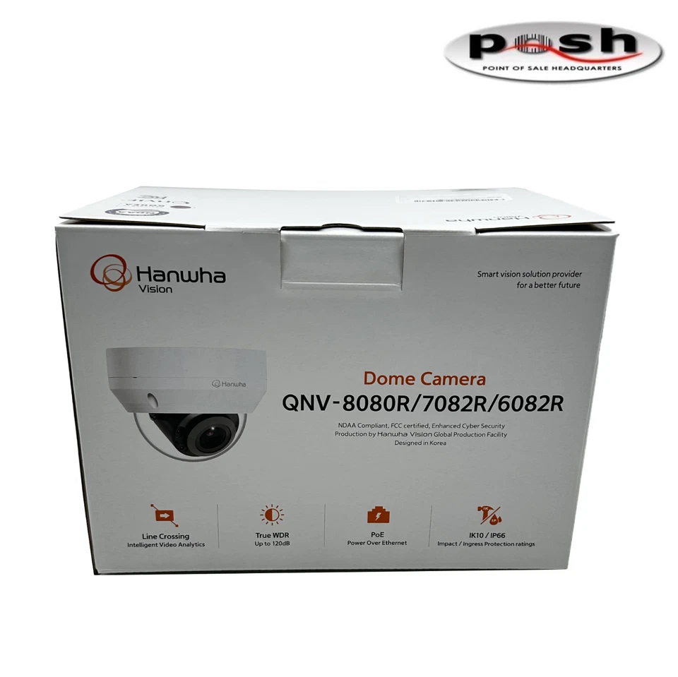 Hanwha Vision QNV-6082R 2MP IR Outdoor Network Dome Camera - Image 2 of 4