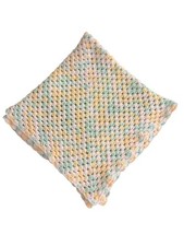 Handmade Pastel Crochet Baby Blanket