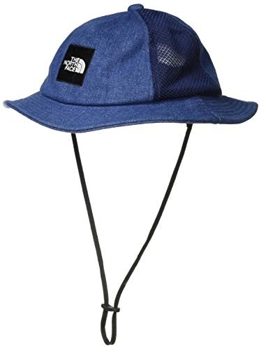 [The North Face] Sombrero de malla con logotipo cuadrado unisex correa de bar...
