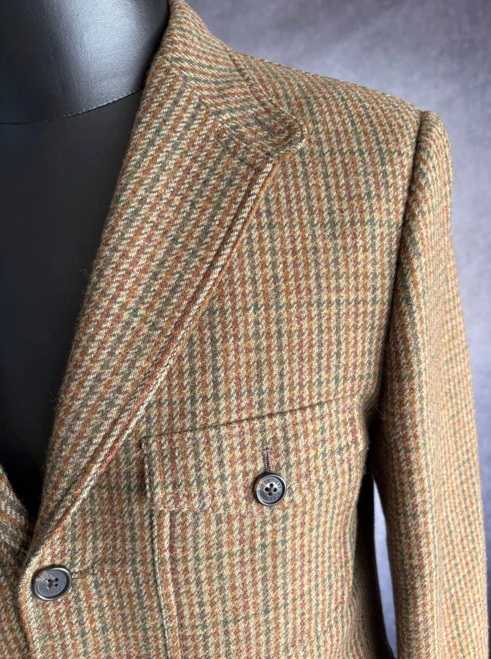 Brooks Brothers Outerwear Men's Top Coat Sz Medium Ireland Lambswool Olive Green - Image 2 of 4