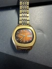 Vintage Seiko mans watch 7009 5008, gold colour. TV automatic, working great