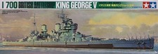 Tamiya 1/700 HMS King George V Battleship Model Kit 77525