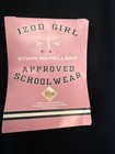 Izod Approved Schoolwear Girls Sz 8 Reg Adj Waist Pants Navy Blue — photo 8