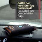 FiNeWaY 2 x 1KG Reusable Car Dehumidifier Bags Moisture Damp Absorbers with Indi