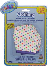 Webkinz Clothing - POLKA DOT PJ BOTTOMS - New Clothes w/Unused Code