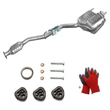 Komplette Auspuff mittel/hinten Mercedes C180 C200  W202/T202 1.8/2.0+ Anbausatz