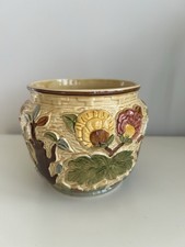 Staffordshire Pottery Hand Painted Planter : Indian Tree