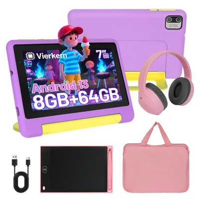 for kids Tablet 7 inch IPS HD LCD 8GB RAM 64GB ROM Dual Camera WIFI Bluetooth