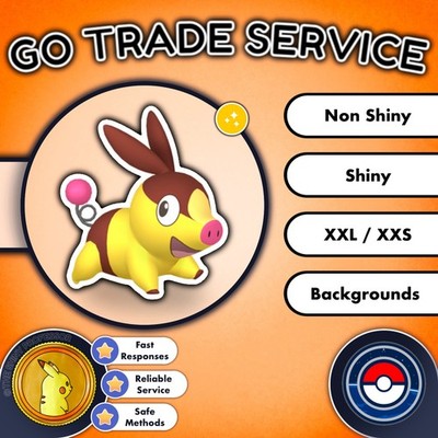 Pokémon GO Trade || Tepig || XXL, XXS, Shiny Verfügbar  