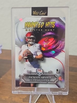 2024 JACKSON ARNOLD W.C. HAUNTED HITS RED CRYSTAL DRACULA #HHD-JA 1/2 AUBURN
