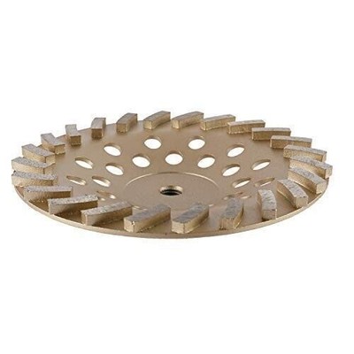 7'' Grinding Wheels for Concrete & Masonry 24 Seg Diamond Segments 5/8''-11 Arbor