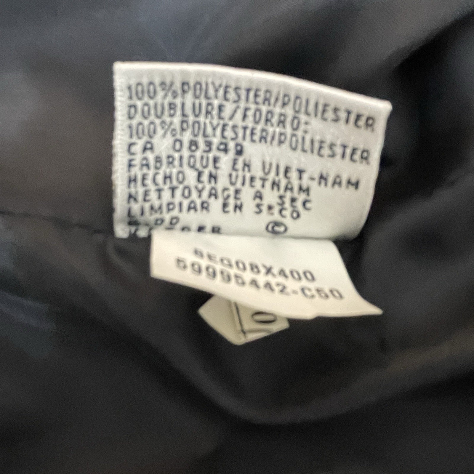 Collection For Le Suit Size 12 Skirt Suit. Midnight Navy Black See Pictures.