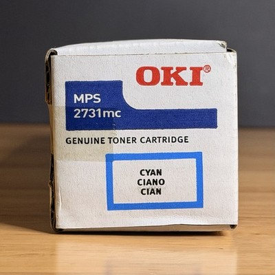  NEW Genuine OKI Data Cyan 44973567 Toner Cartridge MPS2731MC  SEALED