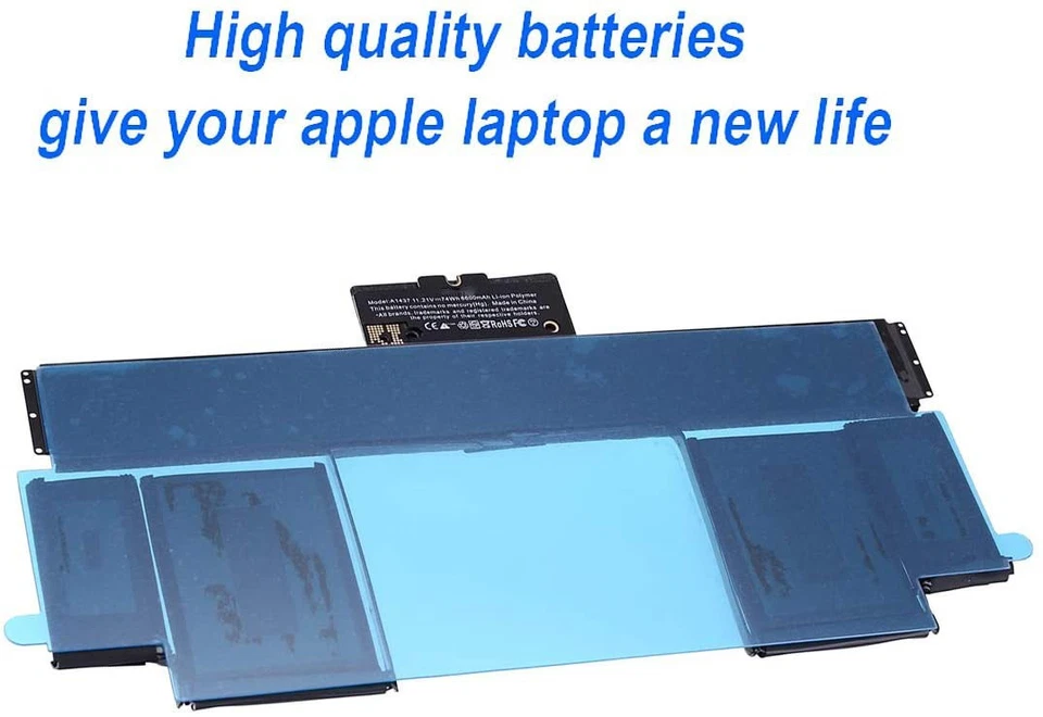 Nueva Batería Original A1437 para MacBook Pro 13" Retina A1425 020-7652-A 020-7653-A Foto 4 de 4