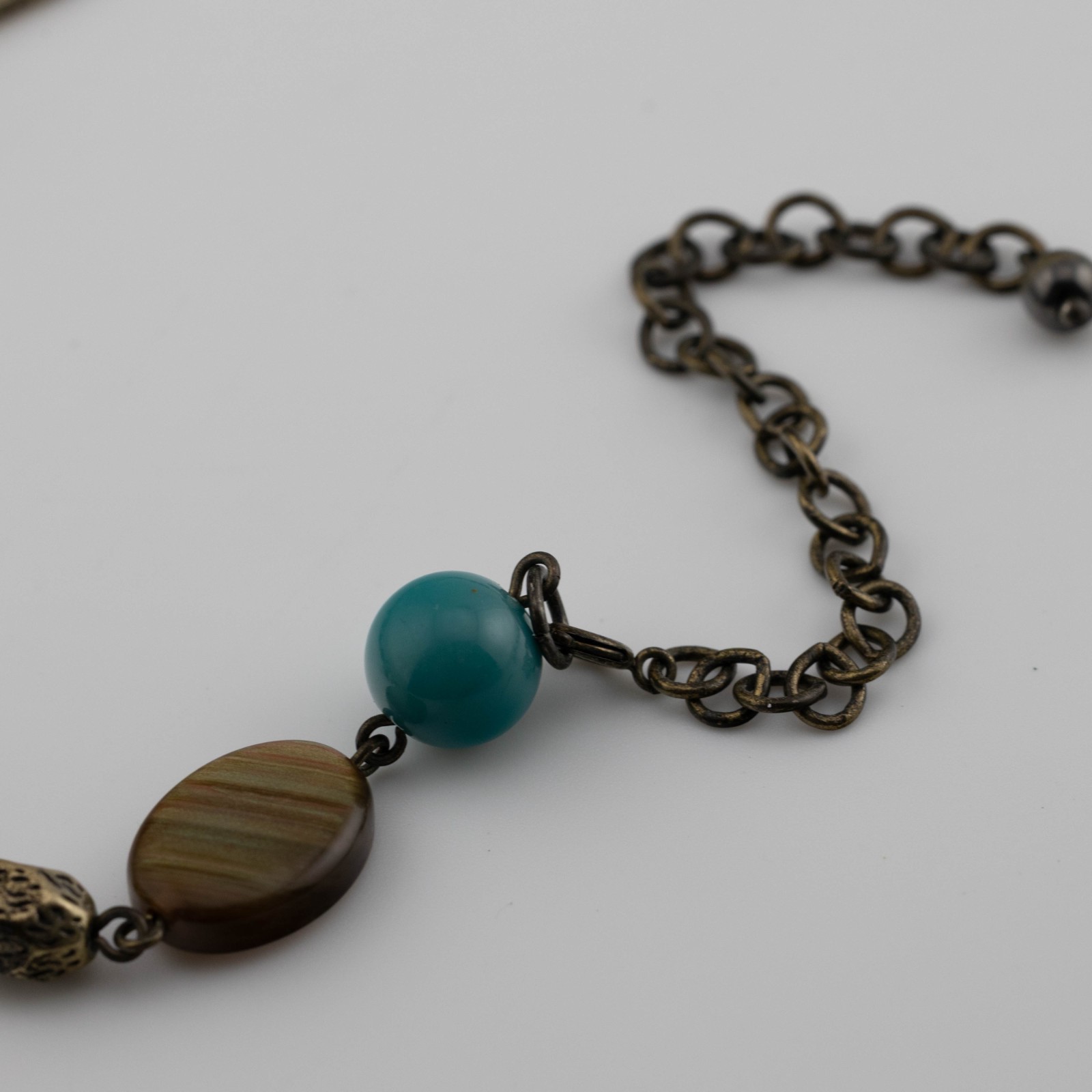 Multi-Strand Statement Boho Necklace 32" - image 9