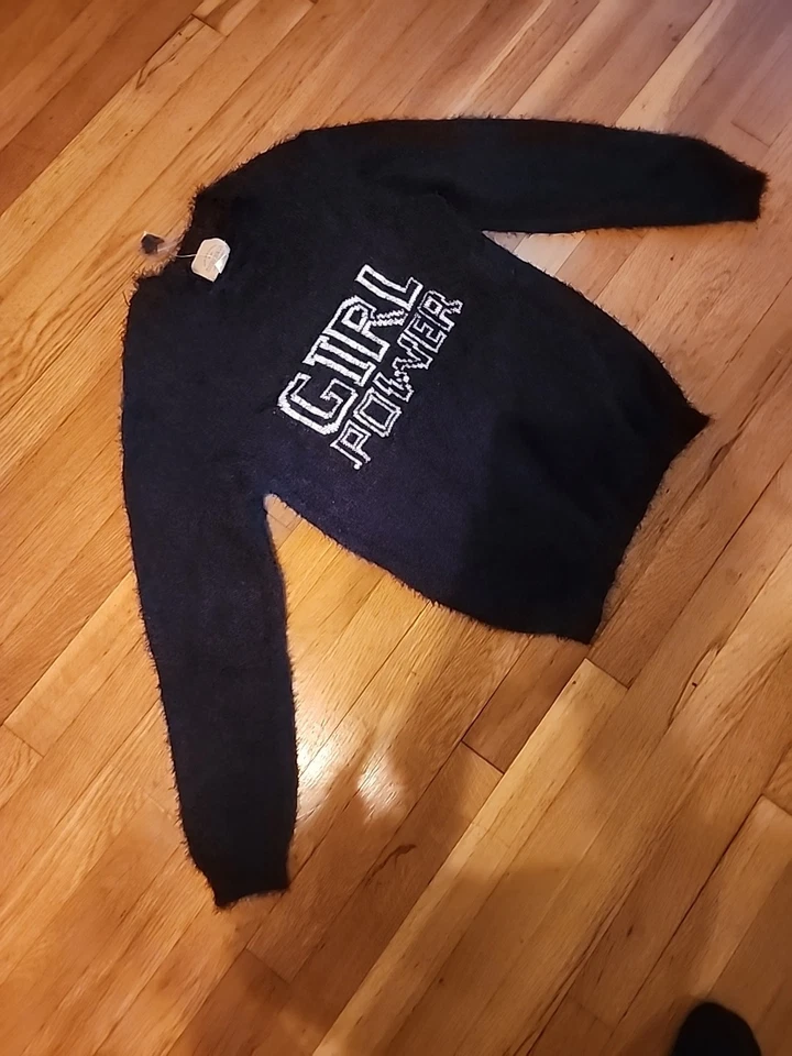 Suéter Pullover Roebuck & Co Route 66 Niña Power Negro Talla XL/EG (18.5) Foto 4 de 4