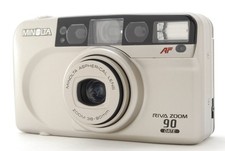 EXC 5 Minolta RIVA ZOOM 90 DATE 35mm Film Point and Shoot Camera from Japan