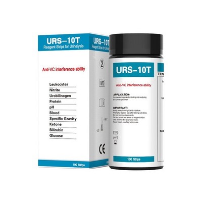 URS-10 100 strips Urinalysis ReagentTest Paper 10 Parameters Urine