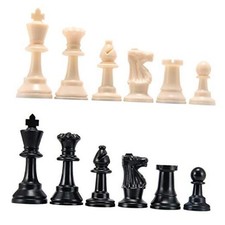 Chess Pieces, Chessmen with 3.75  King Height, Figure Figurine Chess Pawns