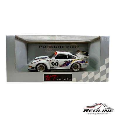    UT Models 1998 Porsche 911 GT2 Daytona White 1:18 A1  