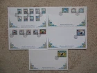 GUERNSEY - 1998-2005 MARINE DEFINITIVE SET COMPLETE TO £5 ON 5 FIRST DAY COVERS