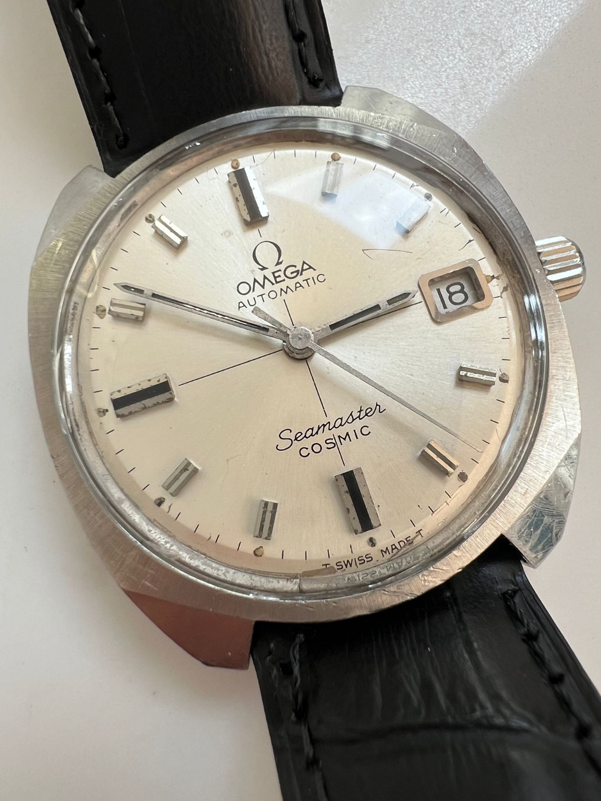 Rare Omega Seamaster Cosmic 166.022 Vintage Automatic Watch