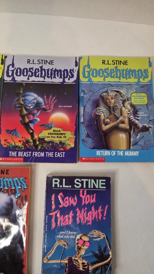 Vintage 90s Mixed Lot of 7 Scholastic Printing Goosebumps Books R.L. Stine - Image 4 of 4
