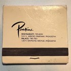 Vtg Perkins Palace & Restaurant MATCHBOOK Pasadena Music Venue 1980’s Rare — photo 2