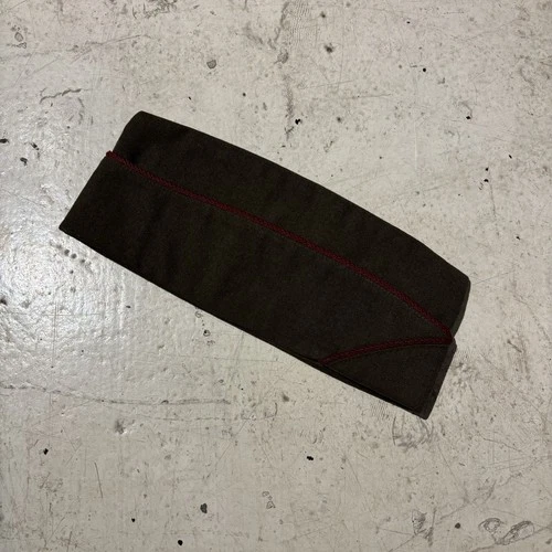 Vintage WW2 Military Uniform Hat Dress Uniform Green Wool