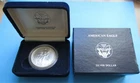 1991 American Eagle Silver Dollar with presentation box