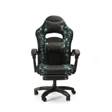 TECH PRO GAMING CHAIR GFORCE GREEN W/ LEG REST