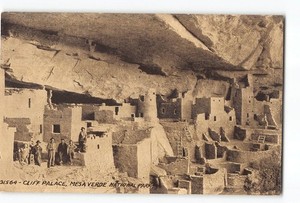 Mesa Verde National Park Colorado CO Postcard 1915-1930 Cliff Palace
