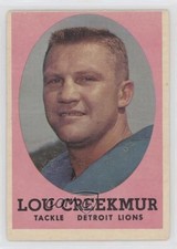 1958 Topps Lou Creekmur #81 HOF 03mf