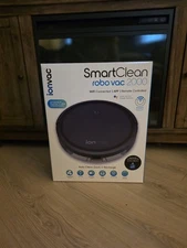 NIB  Ionvac SmartClean Robo 2000 App/Remote/Google/Alexa Auto Return 1 Hr Charge