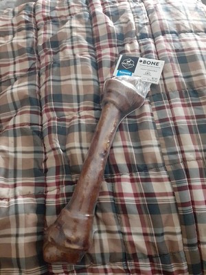 Destiny's Rawhide Dog Bone Peanut Butter Flavor Highly Digestible Moderate Chew