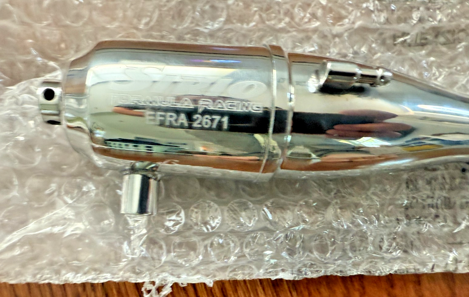 Sirio EFRA 2671 Tuned Pipe w/ Conical Inline header (manifold) for 1/10 ...