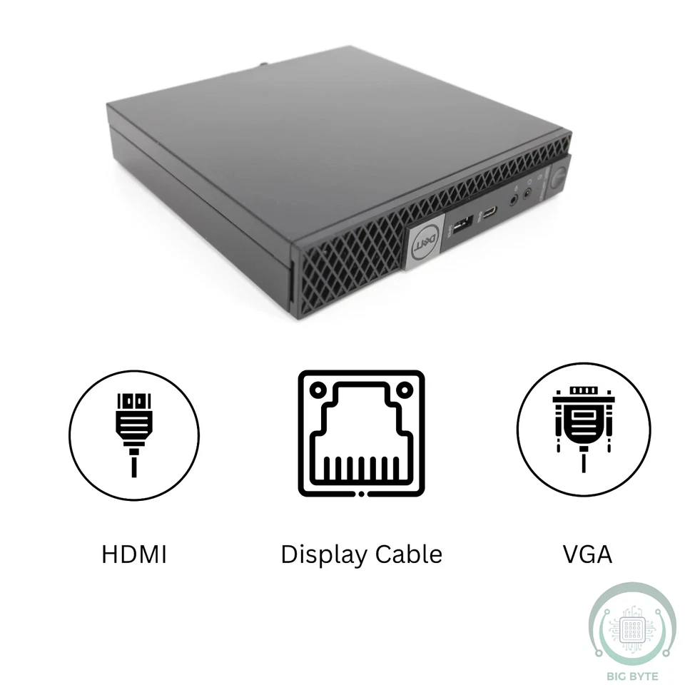 Computadora de escritorio Dell Micro PC i5, hasta 32 GB RAM SSD 2 TB, Windows 10/11, WiFi Foto 2 de 4