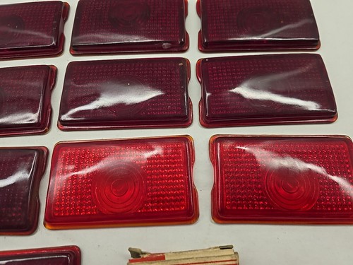 Parts Lot 1942 & ,1947 OLDSMOBILE TAIL LIGHT LENS , ORIGINAL GLASS PART # T 338 - Picture 5 of 9