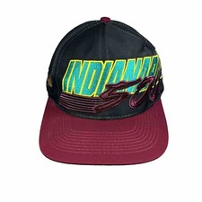Vintage Logo Athletic INDIANAPOLIS MOTOR SPEEDWAY Snapback Hat Indy 500 Cap RARE