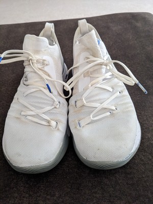 Under Armour Curry Low Men's Size US Triple White Basketball Vintage  Rare