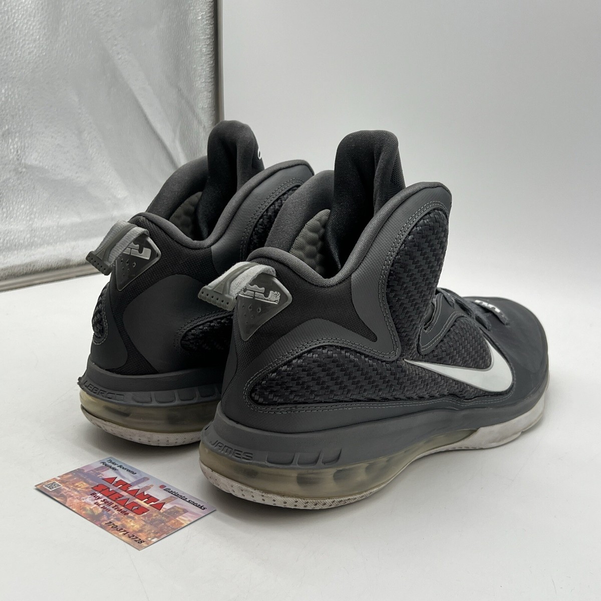 Size 12 Nike LeBron Cool Grey White (467764-007) 883212416667