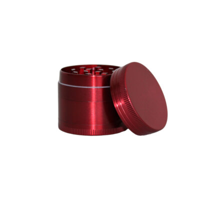 Metall Grinder 4-teilig, 30 mm, rot