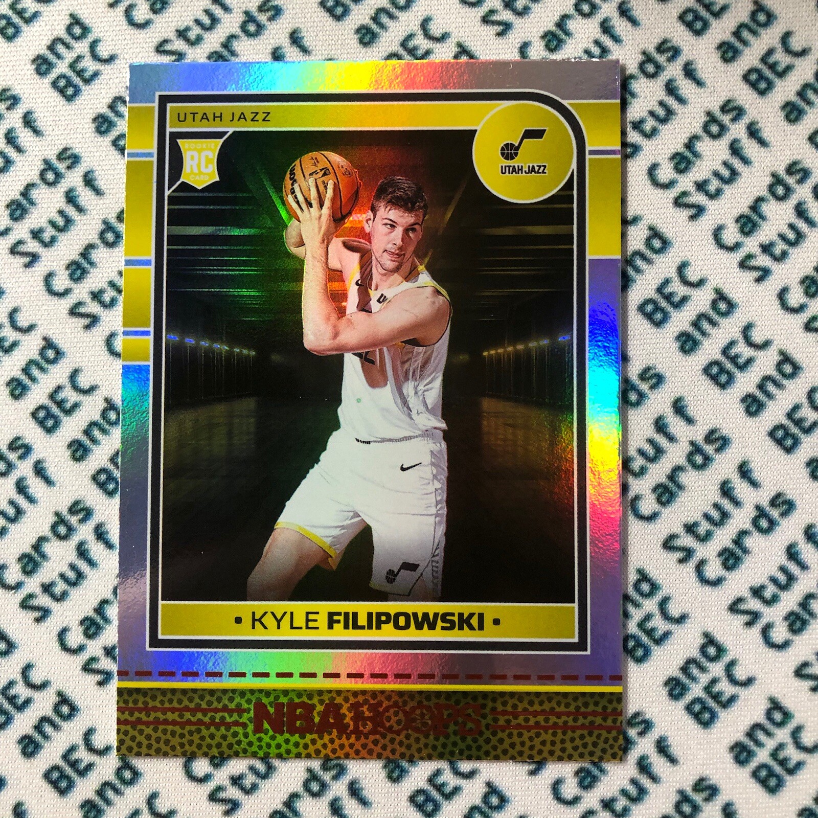 2024-25 NBA Hoops Kyle Filipowski RC Rookie Impulse #262 Jazz