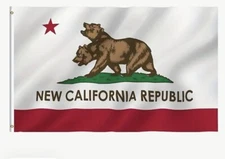 Fallout New Vegas New California Republic Flag Bear NCR Big (Sealed) 5ft X 3ft
