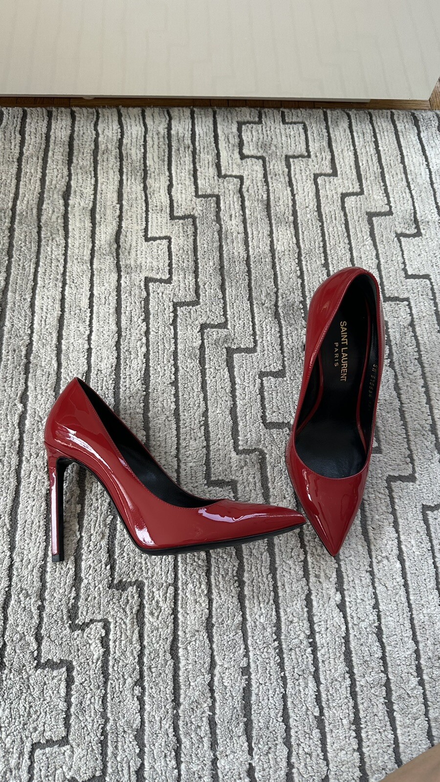 Saint Laurent tacco rosso 36 5