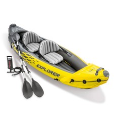 Intex 68307 Canoa gonfiabile Explorer K2 Kayak 2 persone remi pompa - Rotex